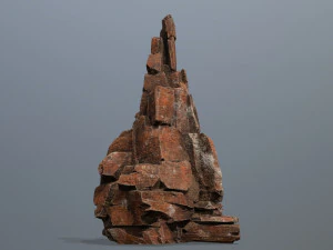 रेगिस्तानी चट्टानें 3D मॉडल