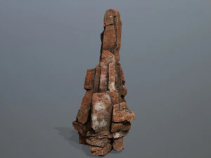 रेगिस्तानी चट्टानें 3D मॉडल