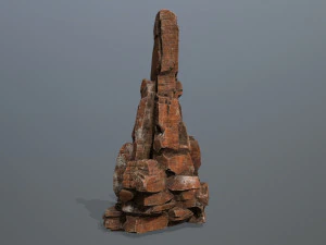 रेगिस्तानी चट्टानें 3D मॉडल