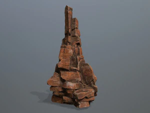 रेगिस्तानी चट्टानें 3D मॉडल