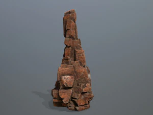 रेगिस्तानी चट्टानें 3D मॉडल