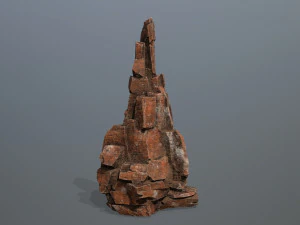 रेगिस्तानी चट्टानें 3D मॉडल