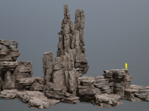 Desert rocks 3D Model