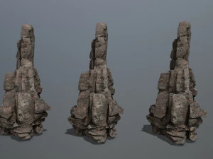 Desert rocks 3D Model