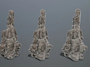 Desert rocks 3D Model