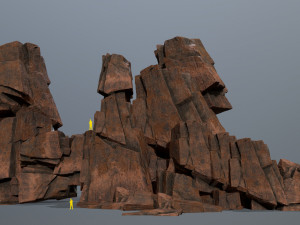 Desert rocks 3D Model