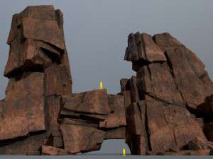 Desert rocks 3D मॉडल