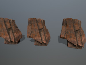 Desert rocks 3D मॉडल