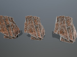 Desert rocks 3D मॉडल