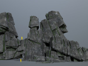 Cliff rocks Modèle 3D