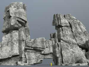 White rock 3D Model