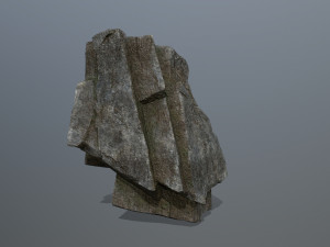 Cliff rocks Model 3D