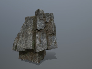 Cliff rocks Model 3D