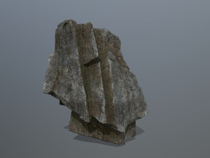 Cliff rocks Model 3D