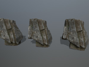 Cliff rocks Model 3D