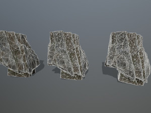 Cliff rocks Model 3D