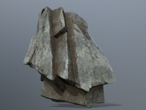 Cliff rocks Model 3D