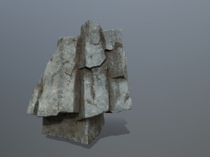 Cliff rocks Model 3D