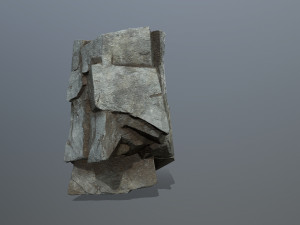 Cliff rocks Model 3D