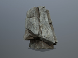 Cliff rocks Model 3D