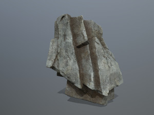 Cliff rocks Model 3D