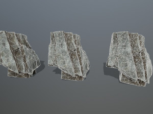 Cliff rocks Model 3D