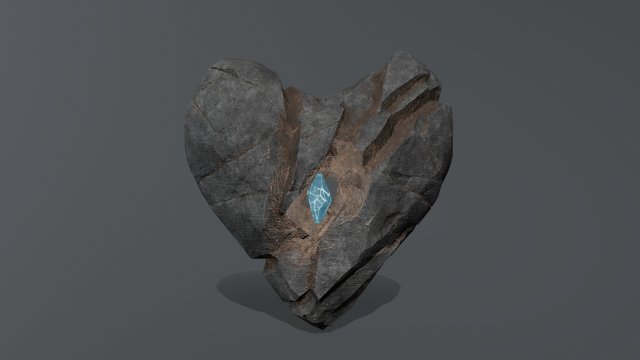 Broken Heart 3D मॉडल .c4d .max .obj .3ds .fbx .stl .blend 