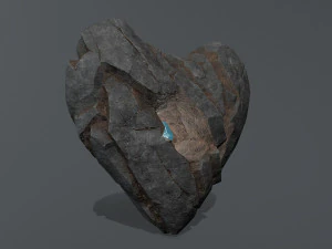 Broken Heart 3D Model