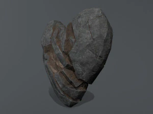 Broken Heart 3D Model