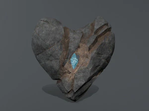 Broken Heart 3D Model