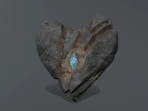 Broken Heart 3D Model