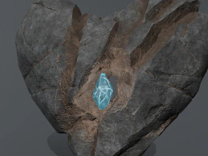 Broken Heart 3D Model