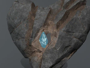 Broken Heart 3D Model