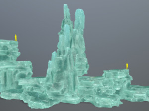 Ice rocks 3D Модель
