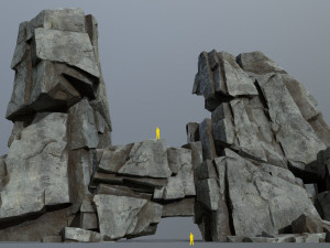 Cliff rocks Modèle 3D