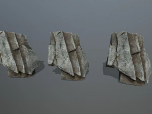 Cliff rocks 3D Model