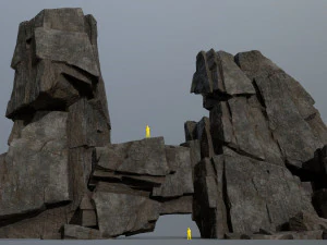 Uçurum kayaları 3D Model