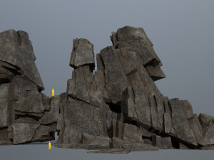 Cliff rocks Modelo 3D