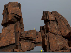 Desert rocks 3D Model