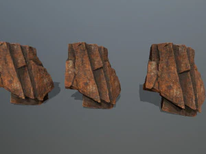 Desert rocks 3D Model