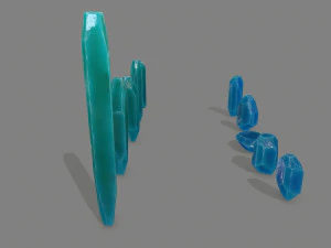 Crystal set 3D Model