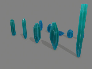 Crystal set Modèle 3D
