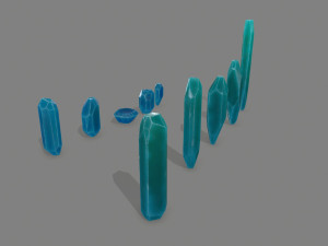 Crystal set Modèle 3D