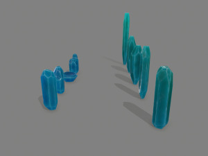 Crystal set Modèle 3D