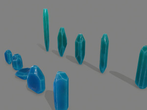 Crystal set Modèle 3D
