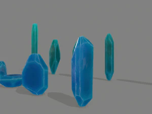 Crystal set 3D Model