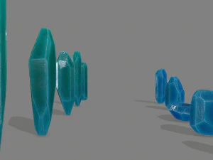 Crystal set 3D Model