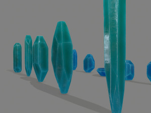 Crystal set Modèle 3D