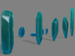 Crystal set Modèle 3D