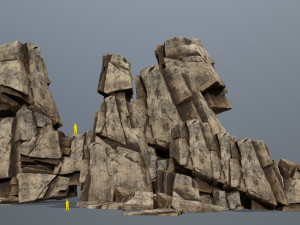 Desert rocks 3Dモデル